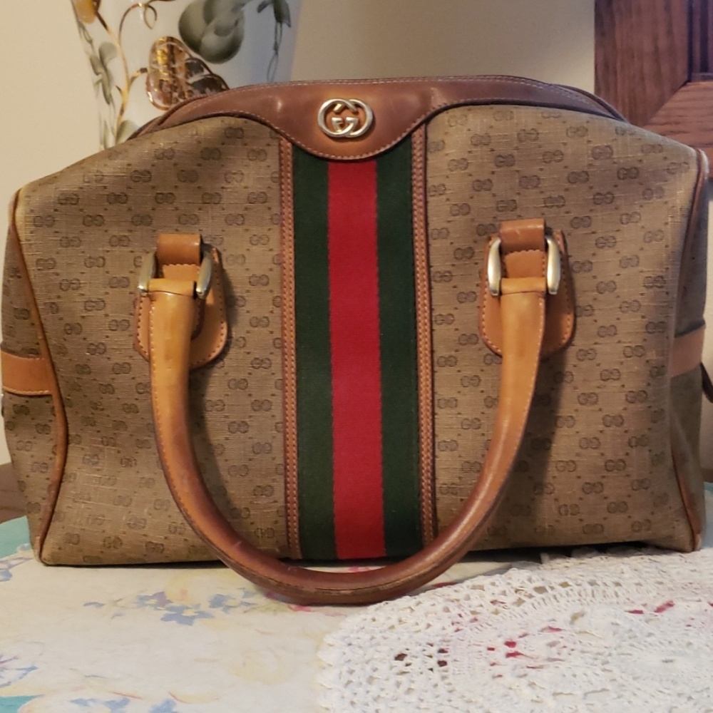 1980s Gucci satchel